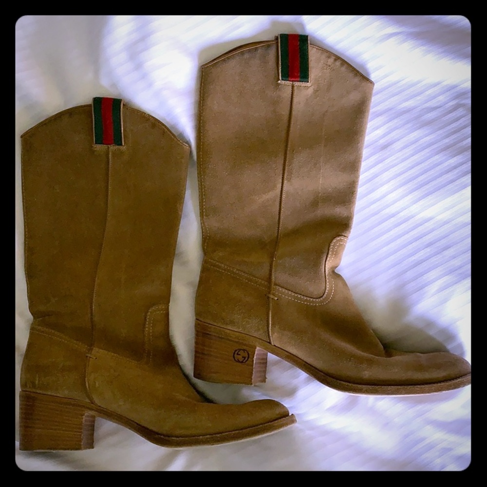 Gucci Cowboy Boots - AUTHENTIC